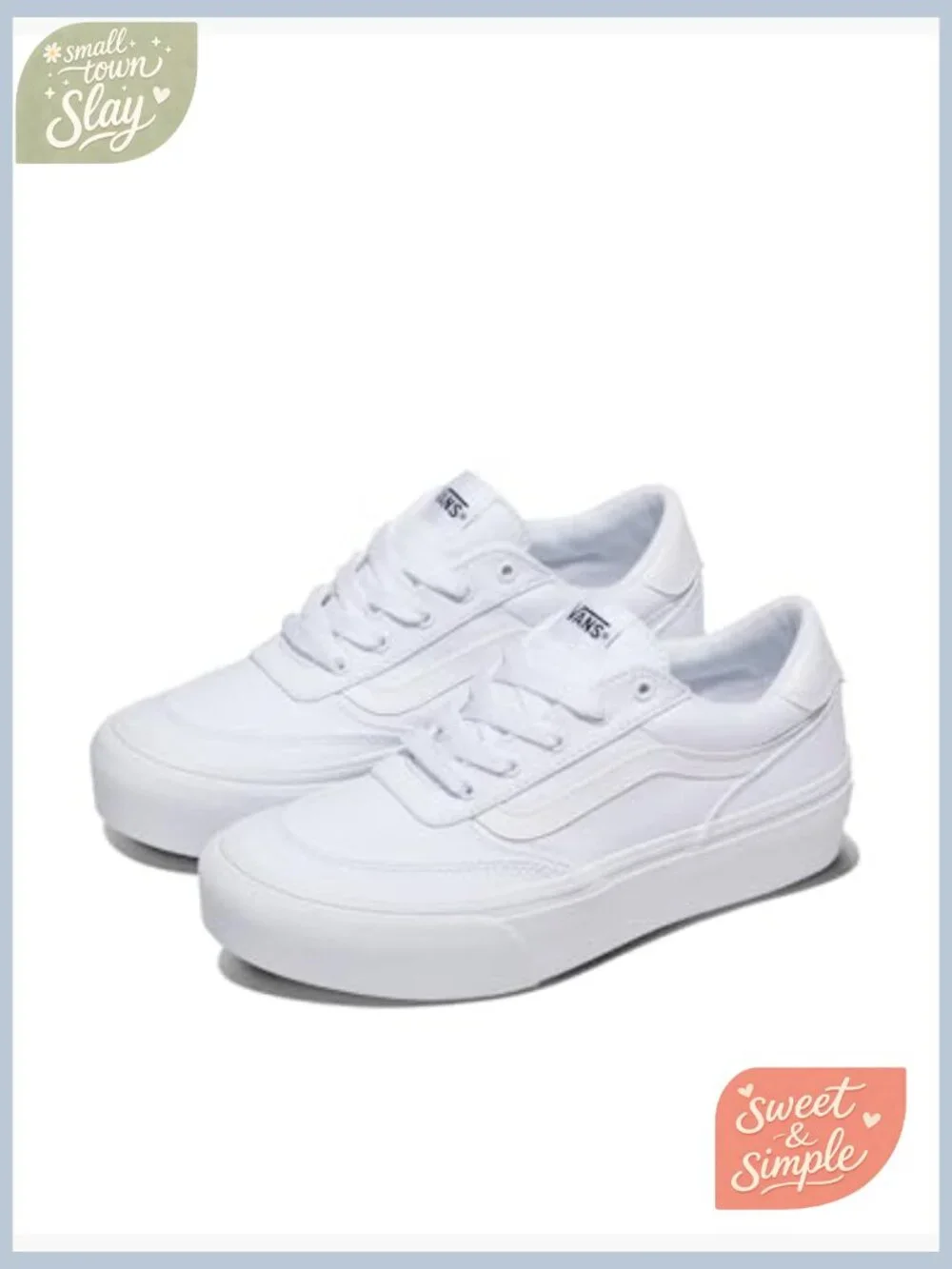 Low-top platform sneaker with canvas upper and signature waffle outsole - Picture 2 of 6